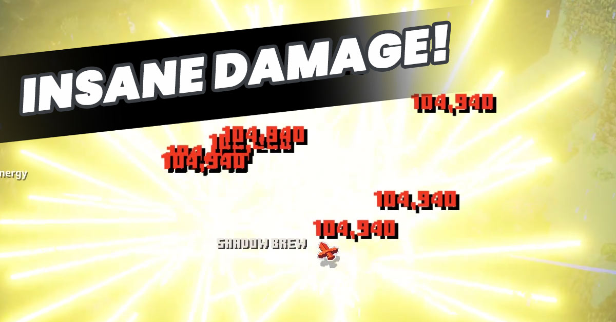 Whirlwind dynamo stack damage in Minecraft Dungeons