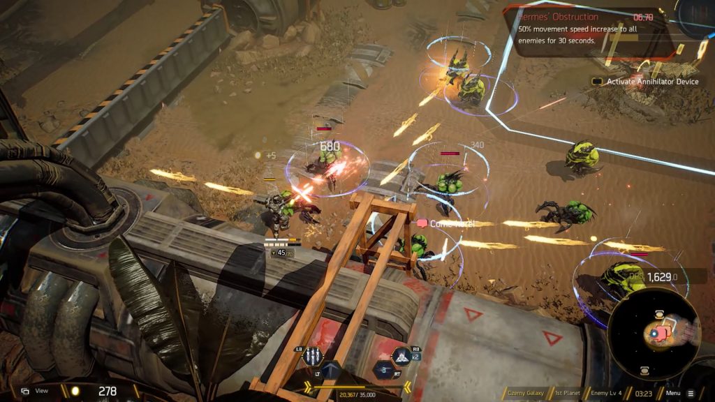 Top-down, bullet hell, shooter, hack-n-slash action roguelite game