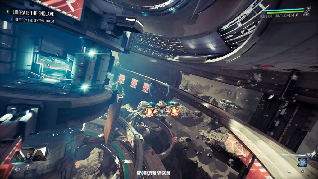 Chorus features spectacular highly-detailed space environments