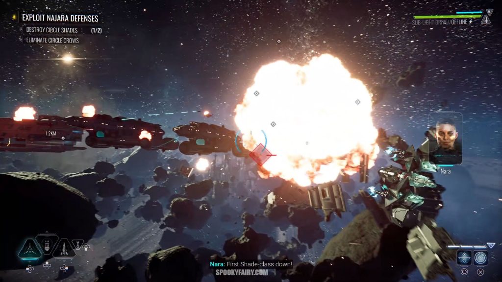 Super immersive and epic space battles, Chorus game screenshot