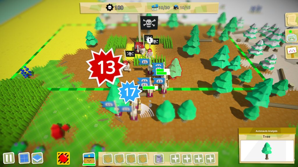 Autonauts vs Piratebots gameplay screenshot