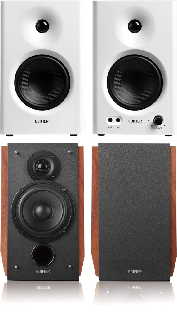 Edifier 2.0 R1700BTs and MR4 bookshelf speakers