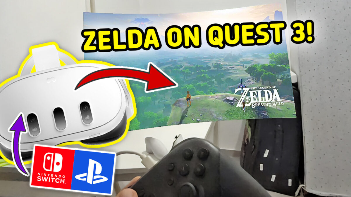 Play console games on Quest 3 in mixed reality