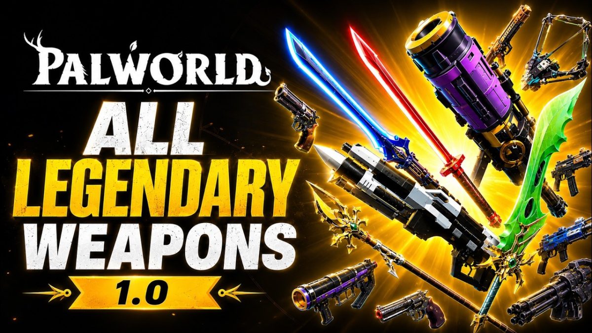 Palworld legendary weapons